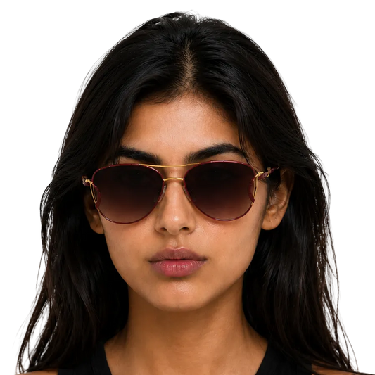 Veloura Burgundy Gold